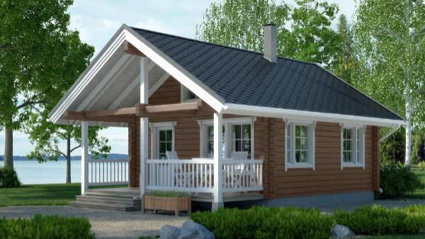 Дом из бруса 6 на 6 м